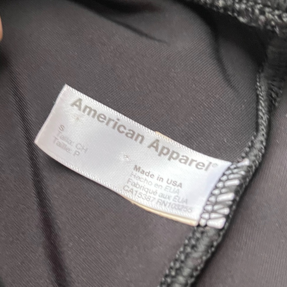 Vintage Y2K American Apparel OG Made in USA Velvet Biker Shorts - Picture 3 of 5